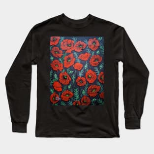 In a field of poppies Long Sleeve T-Shirt